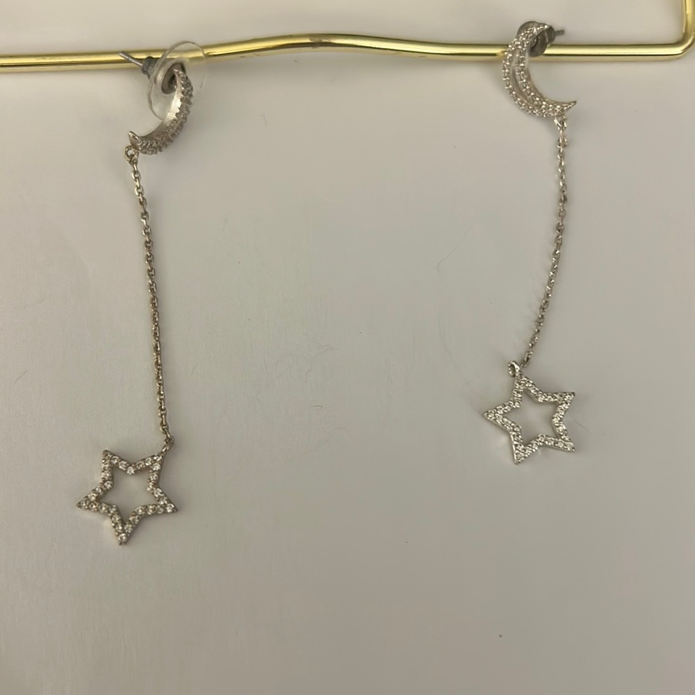 Star and Moon Earrings